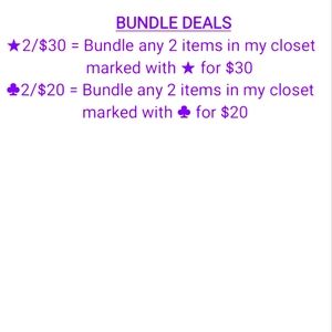BUNDLE DEALS